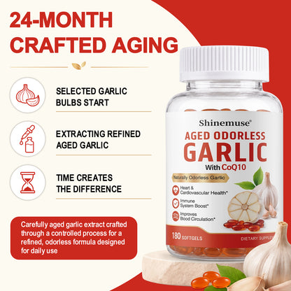 Shinemuse® Aged Garlic + CoQ10 Complex