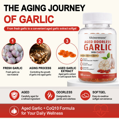 Shinemuse® Aged Garlic + CoQ10 Complex
