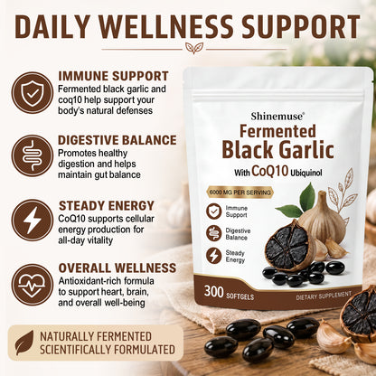 Shinemuse® Black Garlic + Ubiquinol Complex