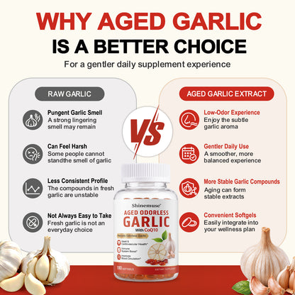 Shinemuse® Aged Garlic + CoQ10 Complex
