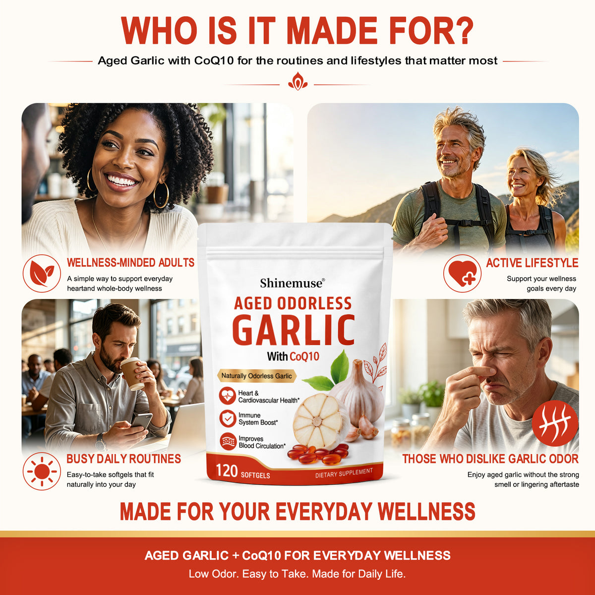 Shinemuse® Aged Garlic Wellness Formula