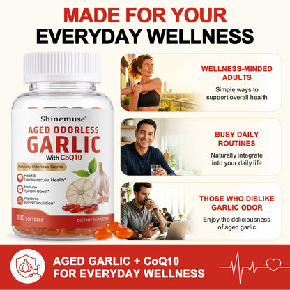 Shinemuse® Aged Garlic + CoQ10 Complex
