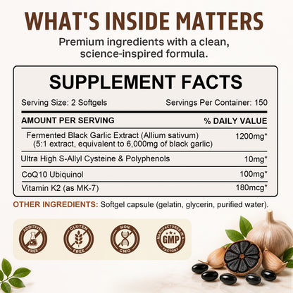 Shinemuse® Black Garlic + Ubiquinol Complex