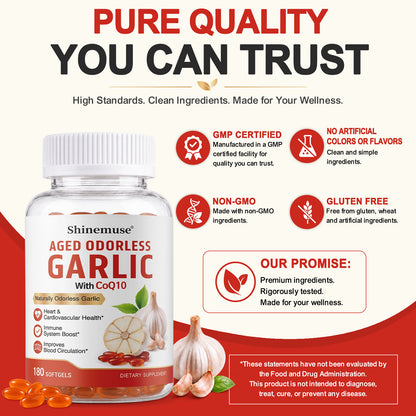 Shinemuse® Aged Garlic + CoQ10 Complex